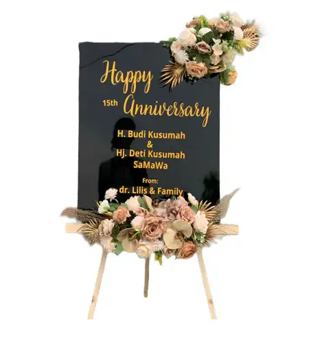 Papan Bunga Akrilik puger jember