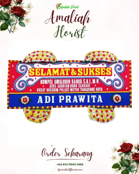 Papan Bunga Ucapan Selamat puger jember