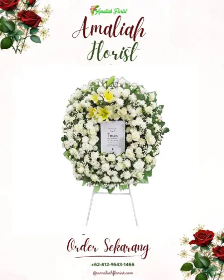 Krans Bunga Duka puger jember